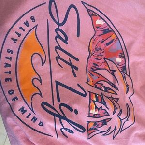 Womens salt life long sleeved spf water shirt size xl